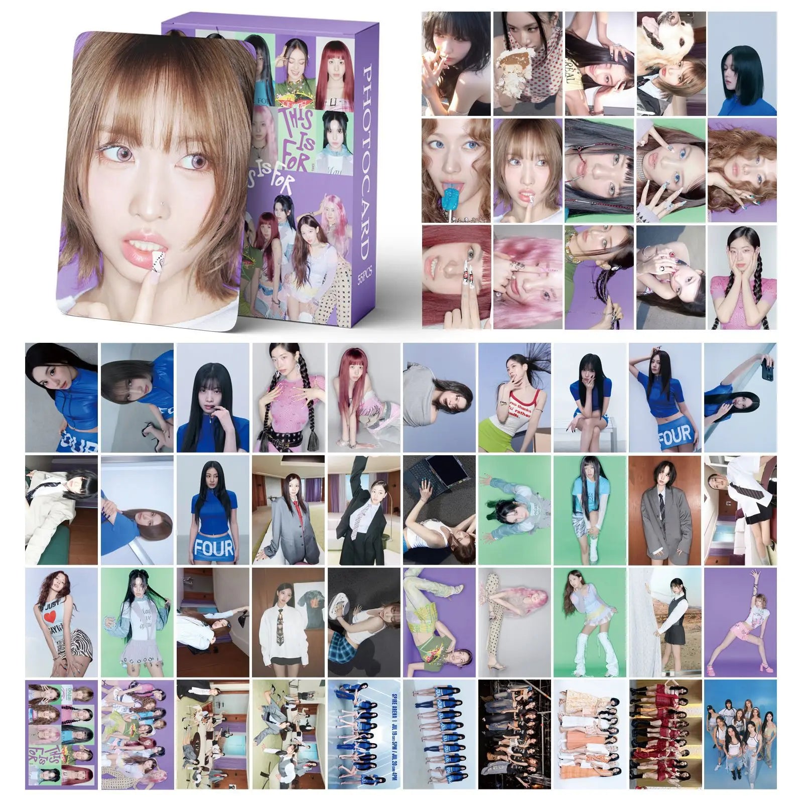 55 Cartes Photo K-pop - TWICE